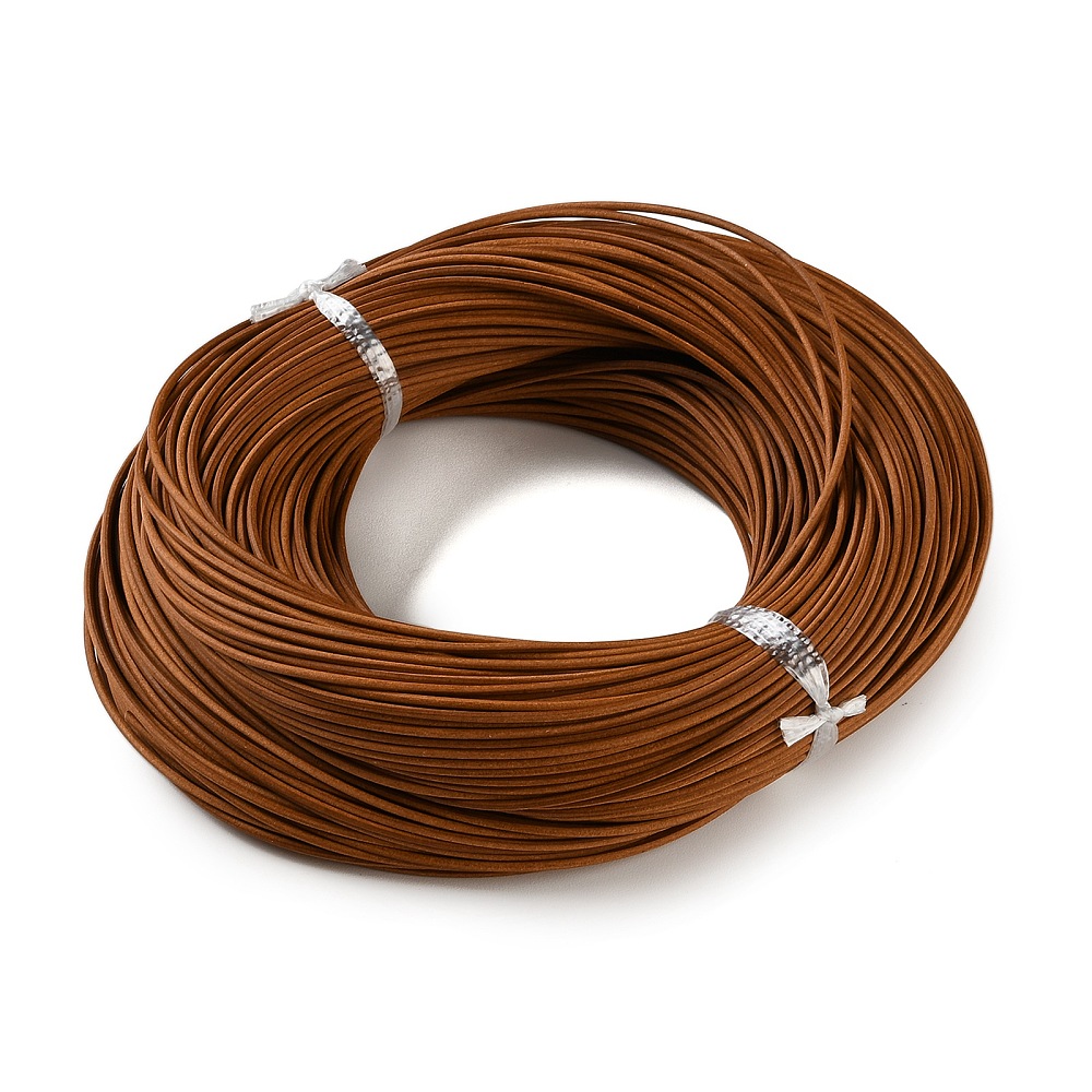 Leatherwork Beginner - 100m 1mm/1.5mm/2mm/3mm Sığır Derisi Yuvarlak İp
