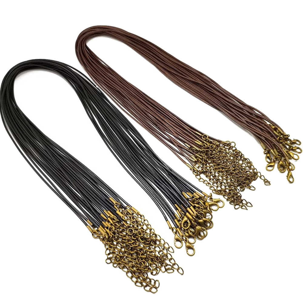 Leatherwork Beginner - 20 adet 45 cm Kahverengi Mumlu