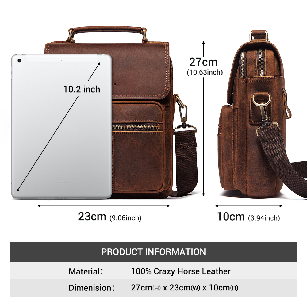 HUMERPAUL Hakiki Deri erkek om - Leather Work Bag Mens incelemesi ve fiyatı