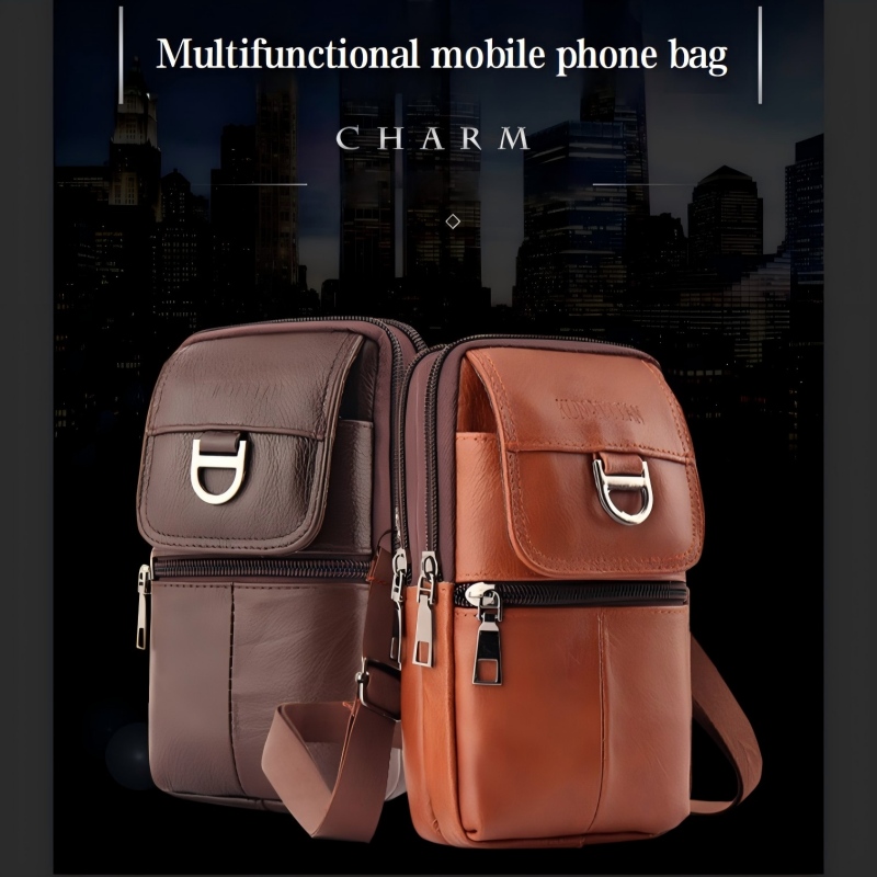 Erkek Deri Bel Çantası - Büyük - Leather Work Bag Mens incelemesi ve fiyatı